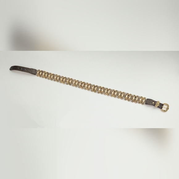 Bracelet or Belt? It's a Belt! Women's Vintage-Inspired Gold & Silver Belt - Picture 10 of 15